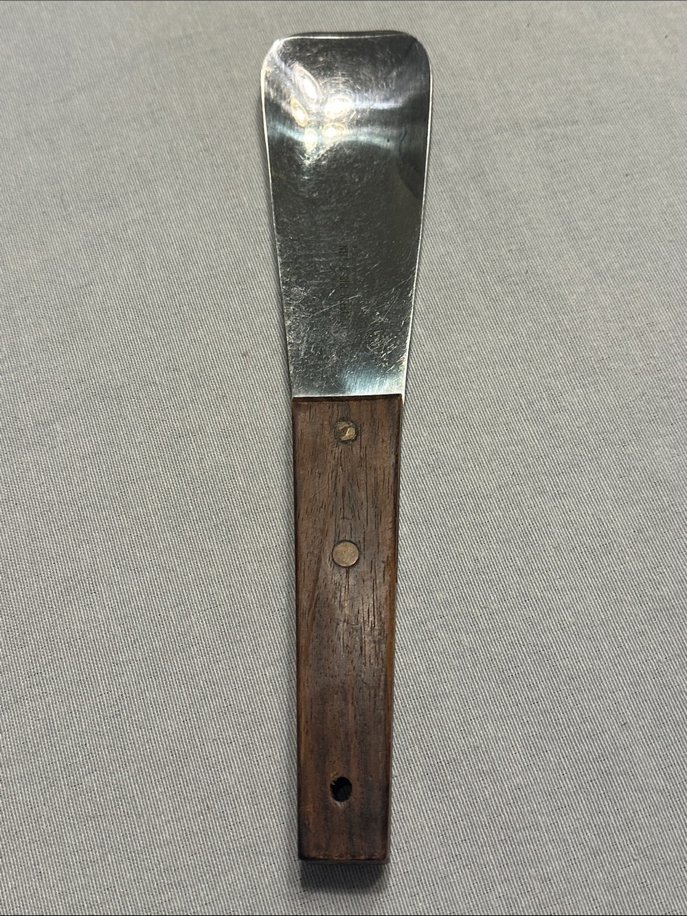 Vintage Venco Stainless Steel Ice cream scoop, wood handle